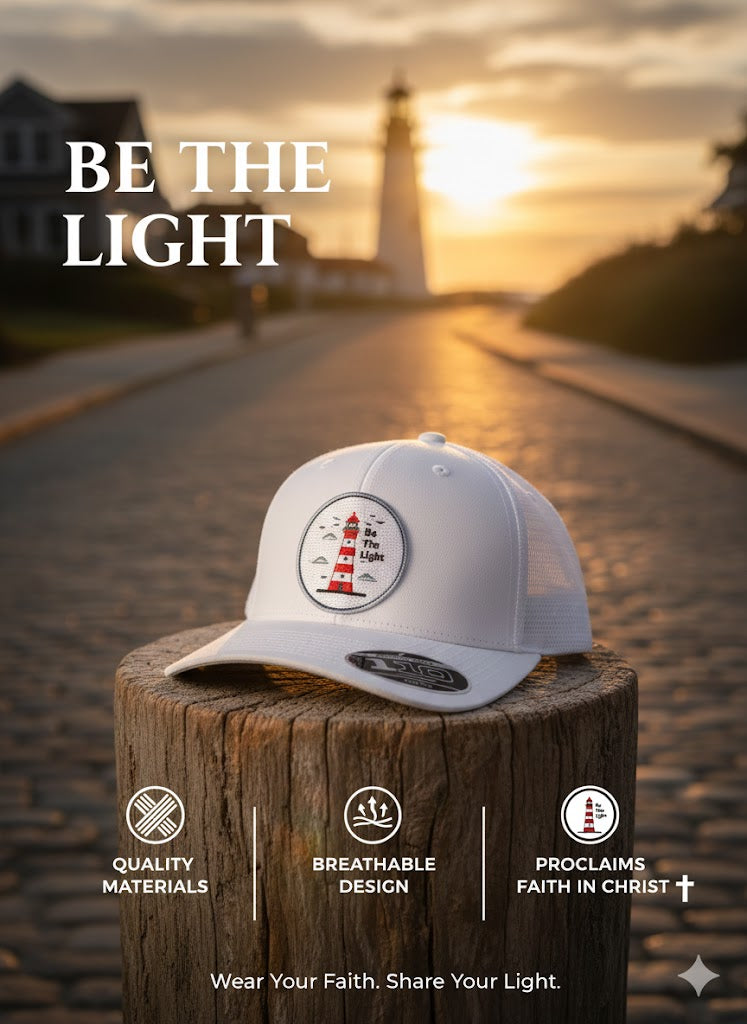 The "Be The Light" Hat (Matthew 5:14) | Premium Trucker