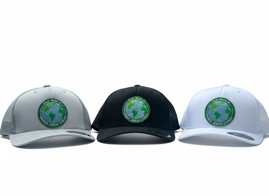 The "Our World Needs Jesus Christ" Hat | Premium Trucker